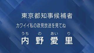 内野 愛里 政見放送（2024年東京都知事選挙）