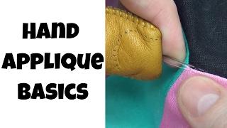 How to Hand Applique - Quilting Basic Tutorial for Beginners with Leah Day