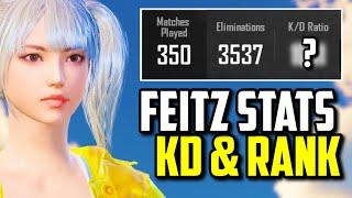 FEITZ BEST STATS, K/D AND RANK!! | PUBG Mobile