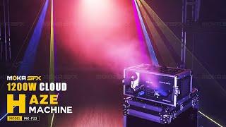 MOKA SFX 1200W DMX Cloud Haze Fog Machine Hazer for Party DJ Club