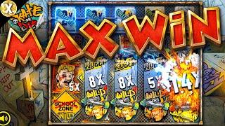  Skate or Die MAX WIN  In The NEW Online Slot EPIC Big WIN - NoLimit City (Casino Supplier)