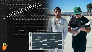 How To Make a Guitar Drill Beat In FL Studio | Full Process | UK Drill Tutorial | UK Drill Type Beat