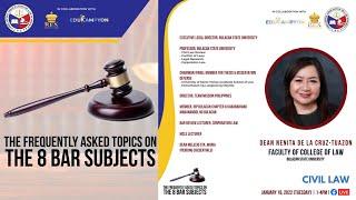 Civil Law | The Frequently Asked Topics on the 8 Bar Subjects