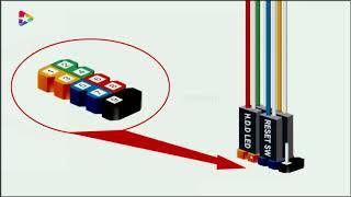 PC front panel connection on motherboard #sriramu @SriramuOfficial @SriramuPrince