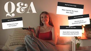 Q&A // Pläne nach dem Abi, wie es mit diesem Kanal weitergeht & Druck durch Social Media