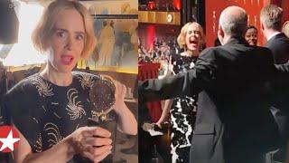 Sarah Paulson Screams, Leaves Her Body After Tony Award Win