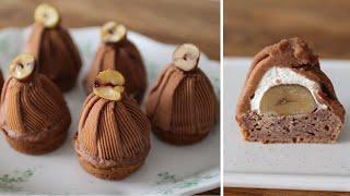 The Most Delicious Chestnut Dessert, Mont Blanc | 유명 디저트샵 부럽지 않은 몽블랑 케익 레시피 