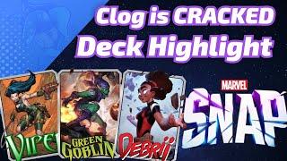 Clog felt CRACKED - I made 470 million bubs fairly quickly | Marvel SNAP Deck Highlight