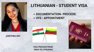 Lithuanian Student Visa - DOCUMENTATION VISA APPLICATION PROCESS