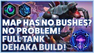 Dehaka Adaptation - MAP HAS NO BUSHES? NO PROBLEM! FULL TANK DEHAKA BUILD! - Grandmaster Storm Leagu