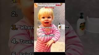 Ranking Funniest Babies Swearing