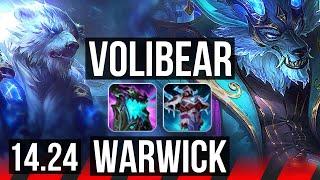 VOLIBEAR vs WARWICK (TOP) | KR Diamond | 14.24