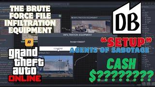 GTAV Online | Infiltration Equipment Mission in The Brute Force File (Agents of Sabotage)