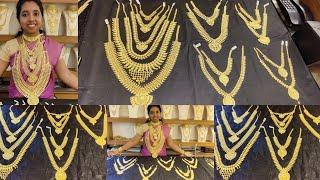Kerala 3 Savaran Wedding Sets/ 1 Savaran Necklace & 2 Savaran Haram Kerala Designs Light Weight