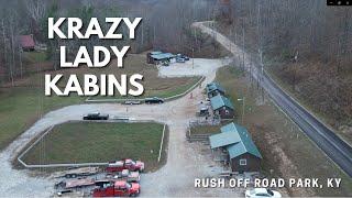 Krazy Lady Kabins at Rush Off-Road, Rush, Kentucky - Trailside cabins Promo