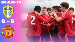 Manchester United u18 vs Leeds United u18 | Highlights & All Goals u18 Premier League 2024