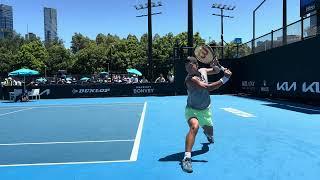 One handed backhand (Li Tu)