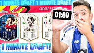 1 MINUTE DRAFT CHALLENGE! FIFA 20