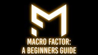 The Beginners Guide to Macrofactor | The Best Food Tracker