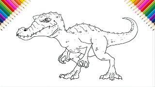 How to Draw Rudy Baryonyx from Ice Age 3