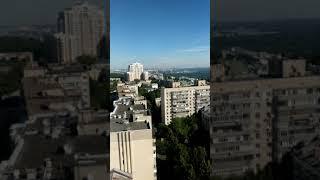 Доброе Утро! Киев с высоты!Мой любимый город!.Приятная музыкельная открытка!  #Shorts