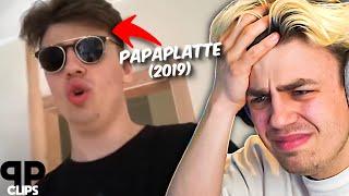 Papaplatte reagiert auf seine alten Vlogs