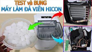 Test và Bung MÁY LÀM ĐÁ VIÊN Mini HICON XIAOMI