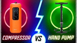 MINI  Electric VS Hand Pump Whats best for Cycling and Triathlon