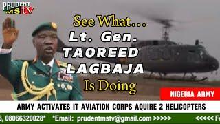 40 YEARS AFTER IT CREATION NIGERIA ARMY ACTIVATE AVIATION CORPS, AQUIRE WAR HELICOPTERS.