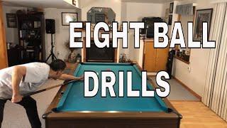 EIGHT BALL DRILLS - 4 DRILLS TO TAKE YOUR GAME FROM INTERMEDIATE TO ADVANCED (8 BALL POOL LESSONS)