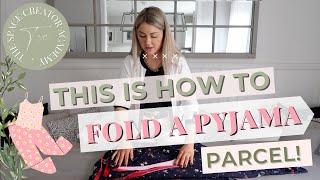 HOW TO FOLD PYJAMAS | Adult Pyjama Parcel | Folding PJs 2 Ways | Wardrobe Organisation