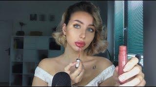 WET LIP GLOSS APPLICATION - LIPSTICK STORE ROLEPLAY