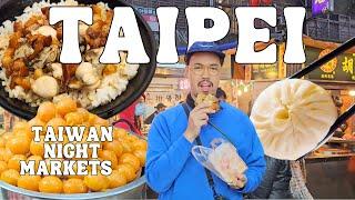 Taipei Vlog 2024  Raohe Night Market Street Must-Eat Street Food, Ximending, Shopping at Wufenpu