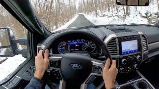 2020 F-350 Super Duty Platinum Diesel - POV Test Drive By Tedward (Binaural Audio)