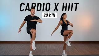 20 MIN INTENSE HIIT WORKOUT - ALL STANDING - Full Body, No Equipment, No Repeats