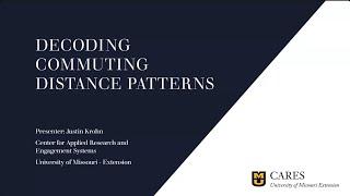 Decoding Commuting Distance Patterns Using Census Data