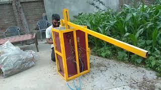 manual baler making machine