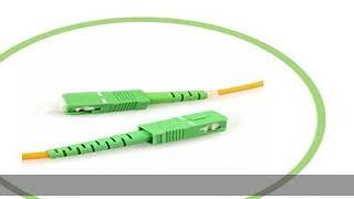 PacSatSales - SC/APC Fiber Optic Internet Cable 10ft - 3M SCAPC Simplex Single Mode Cable & Connect