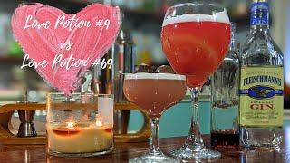 Valentine's Day Cocktails Pt. 1 | LOVE POTION #9 AND LOVE POTION #69 | CELEBRATING VALENTINE'S DAY