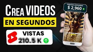 Crea Videos Virales (Automatizados con IA) para GANAR DINERO rapido