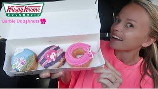 KRISPY KREME NEW Barbie Dream Dozen Review Pink, Berries & Kreme, Malibu Dream Party Donuts