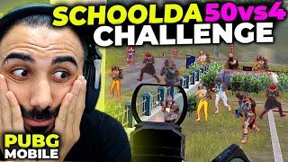 50 KİŞİYE KARŞI 4 YOUTUBERLA SCHOOL SAVUNMAK!! 4 VS 50 w/ Doch, Yeisso | PUBG MOBILE