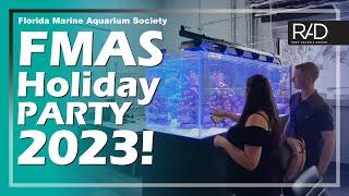 REEF AQUARIUMS, THE FLORIDA MARINE AQUARIUM SOCIETY & PAELLA. HOLIDAY PARTY 2023 AT RAD HEADQUARTERS