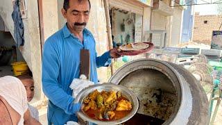 Lunch time famous street food ojri paye our village street food