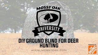 Easy DIY Ground Blind for Deer & Turkey Hunting