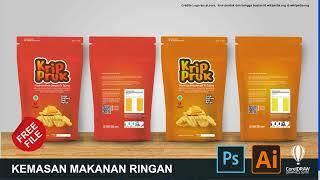 Free File : Download Desain Kemasan Makanan CoreldDraw Dan Photoshop Gratis