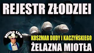 Rejestr złodziei. Papież o Polakach. Ubytek nacji. Żelazna miotła. Kradzież za życie.Pomysły prezesa