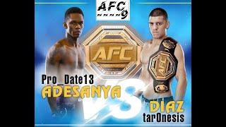  Title Fight  CH Nick Diaz vs Israel Adesanya