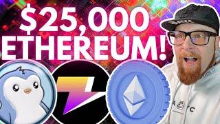 MASSIVE $25,000 ETHEREUM PREDICTION (AI TOKENS EXPLODING!)