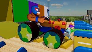 TRACTOR EL PRIMO and ASH and BUZZ Is it possible? Test of new Objects and Tractors on the farm!